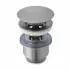 Set miscelatori lavabo e bidet acciaio spazzolato e piletta click-clack  York 