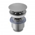 Set miscelatori lavabo alto e bidet acciaio spazzolato e piletta click-clack  York 