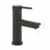Miscelatore lavabo nero opaco in acciaio con piletta click clack  York