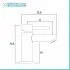 Miscelatore lavabo nero opaco in acciaio con piletta click clack  York