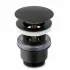 Miscelatore lavabo nero opaco in acciaio con piletta click clack  York