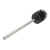 Scopino di ricambio per wc con setole in silicone e manico acciaio cromo 