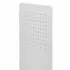 Soffione doccia a sbalzo slim 25x52 cm cromato in acciaio inox 