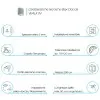 Doccia Walk-In 120 cm trasparente 6 mm profilo cromo H 200 cm Klug