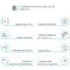 Doccia Walk-In 160 cm trasparente 6 mm profilo cromo H 200 cm Klug