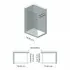 Doccia Walk-In 80 cm cristallo trasparente 6 mm H 200 cm Klug