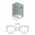 Doccia Walk-In 130 cm cristallo trasparente 6 mm H 200 cm Klug