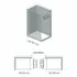 Doccia Walk-In 150 cm cristallo trasparente 6 mm H 200 cm Klug