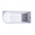 Vasca da bagno angolare lato sinistro 75x170 cm scarico incluso Corinne 