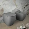 Copriwc originale grigio opaco soft-close Rak serie Metropolitan