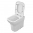 Sanitari filomuro senza brida bianco lucido con sedile soft-close  Plana