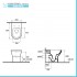 Sanitari filomuro Rimless bianco lucido con copriwc soft-close  Itaca