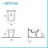 Sanitari filomuro Rimless bianco lucido con copriwc soft-close  Itaca