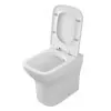 Copriwc originale serie Plana bianco lucido con chiusura soft-close
