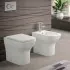 Copriwc originale serie Plana bianco lucido con chiusura soft-close