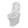 Copriwc originale serie Itaca bianco lucido con chiusura soft-close