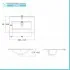 Mobile bagno a terra 60 cm rovere tropea con 2 ante lavabo e specchio  Martha