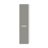 Pensile bagno sospeso rovere bianco e tortora H 140 ante soft-close Iris