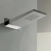 Set doccia incasso Erika con soffione doccia a muro 22x50 in acciaio inox