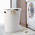 Cesto portabiancheria bianco capacità 40 lt