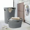 Cesto portabiancheria grigio antracite capacità 40 lt