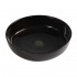 Lavabo da appoggio tondo 38,5 cm nero lucido in ceramica  Zelos