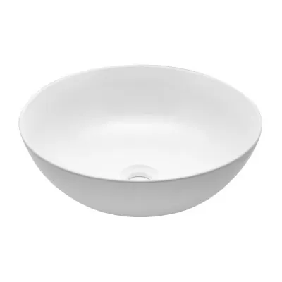 Lavabo da appoggio a ciotola 38,5 cm bianco opaco in ceramica  Espeon