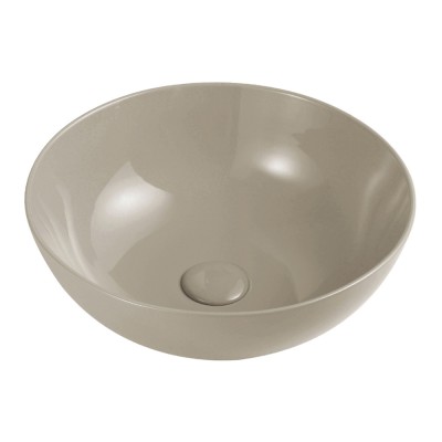 Lavabo da appoggio a ciotola 33 cm sabbia in ceramica  Espeon