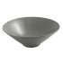 Lavabo da appoggio slim 40,5 cm grigio cemento in ceramica  Paras