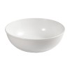 Lavabo da appoggio 40 cm bianco lucido con rilievi sul fondo  Logos