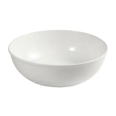 Lavabo da appoggio 40 cm bianco lucido con rilievi sul fondo  Logos