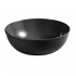 Lavabo da appoggio 33 cm nero lucido con rilievi sul fondo  Logos