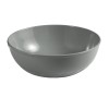 Lavabo da appoggio 33 cm grigio cemento con rilievi sul fondo  Logos