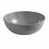 Lavabo da appoggio 40 cm grigio cemento con rilievi sul fondo  Logos