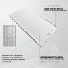 Piatto doccia 70x120 bianco pietra in resina riducibile con canalina Argo