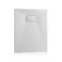 Piatto doccia 70x70 cm bianco effetto pietra in resina riducibile Agorà