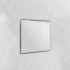 Piatto doccia 80x80 semicircolare bianco pietra in resina riducibile Agorà