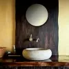 Scaldasalviette elettrico Miros O a specchio 40 cm bronzo fumé 70W  