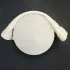 Scaldasalviette elettrico Cuzco 29,5 cm bianco opaco 70W in ceramica 