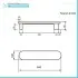 Scaldasalviette elettrico Ness 48 cm bianco opaco 40W in ceramica 