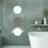 Scaldasalviette elettrico Nazca 29,5 cm resina moro in ceramica 70W 