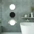 Scaldasalviette elettrico Nazca 29,5 cm bianco lucido in ceramica 70W 