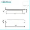 Scaldasalviette elettrico Ness 63 cm bianco opaco 50W in ceramica 