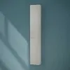 Pensile bagno sospeso H 150 cm grigio calce con 5 ripiani interni Moon