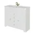 Mobile bagno a terra 85 cm bianco decape con lavabo specchio e lampada Romantica