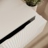 Cassetto sospeso 40 cm bianco opaco con anta cannettata Tevere 