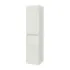 Pensile bagno sospeso bianco venato H 136 cm ante reversibili soft-close Easy