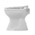 Coppia sanitari tradizionali scarico a terra e copriwc soft-close linea Zeta