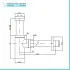 Sifone lavabo a canna tonda cromato completo di piletta click clack universale