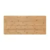 Asse di lavaggio in legno di bamboo per lavatoio in resina da 80 cm 